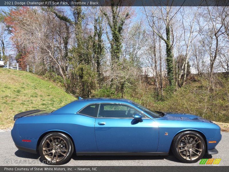 Frostbite / Black 2021 Dodge Challenger R/T Scat Pack