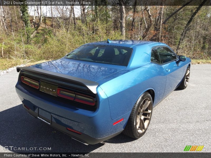 Frostbite / Black 2021 Dodge Challenger R/T Scat Pack