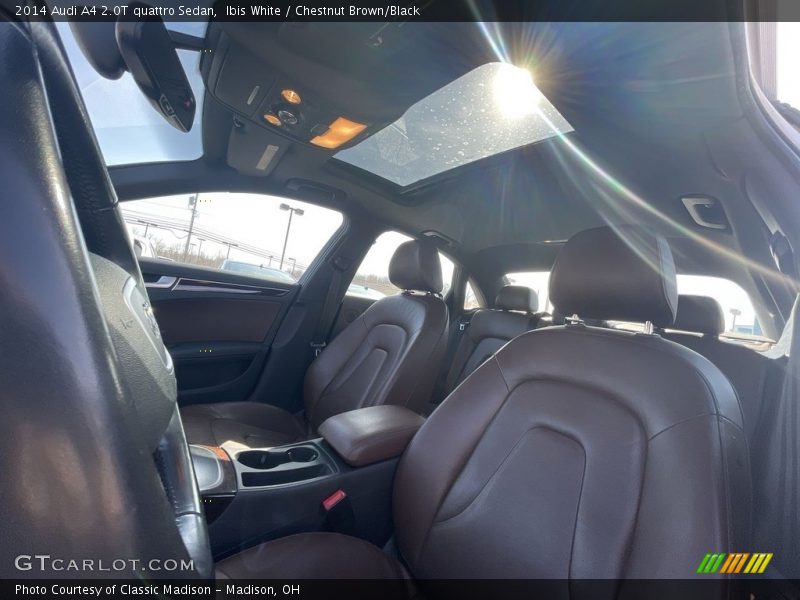 Ibis White / Chestnut Brown/Black 2014 Audi A4 2.0T quattro Sedan