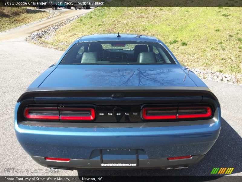 Frostbite / Black 2021 Dodge Challenger R/T Scat Pack