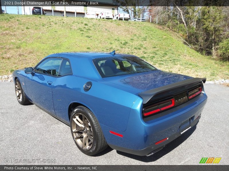 Frostbite / Black 2021 Dodge Challenger R/T Scat Pack