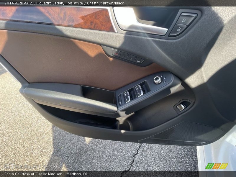 Ibis White / Chestnut Brown/Black 2014 Audi A4 2.0T quattro Sedan