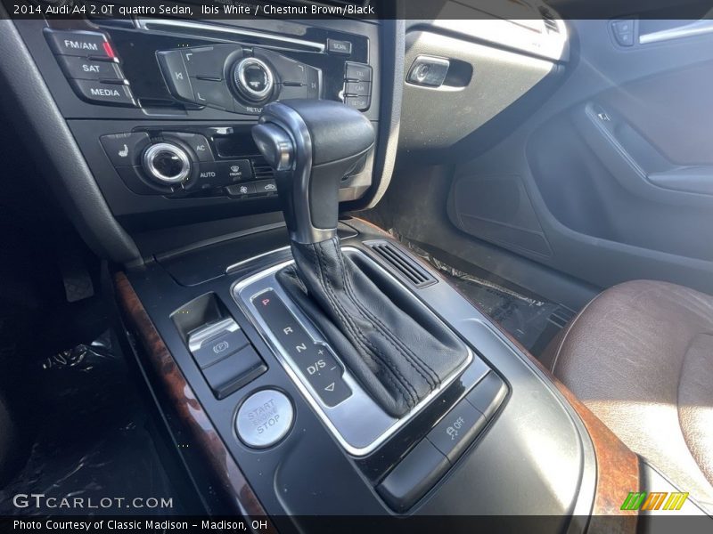 Ibis White / Chestnut Brown/Black 2014 Audi A4 2.0T quattro Sedan