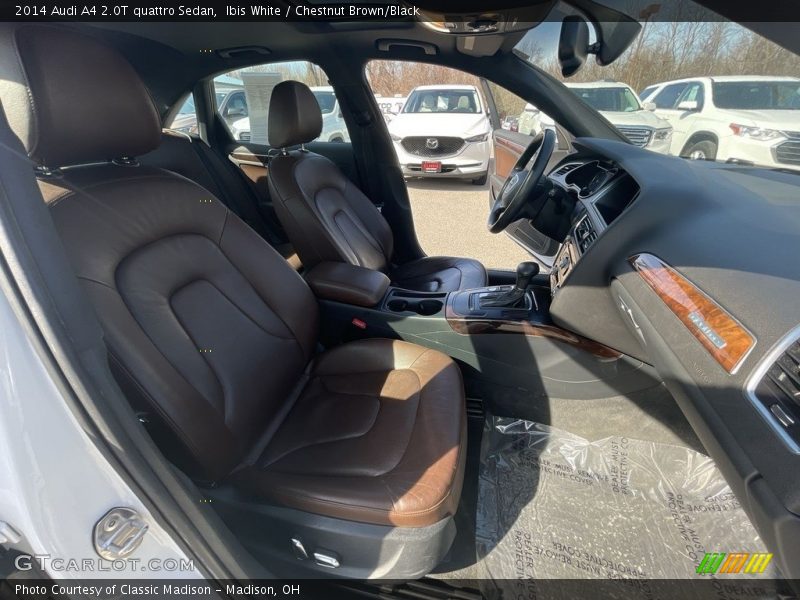 Ibis White / Chestnut Brown/Black 2014 Audi A4 2.0T quattro Sedan