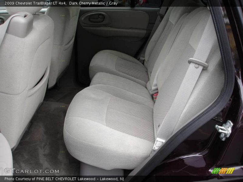 Dark Cherry Metallic / Gray 2009 Chevrolet TrailBlazer LT 4x4