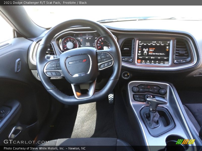 Frostbite / Black 2021 Dodge Challenger R/T Scat Pack