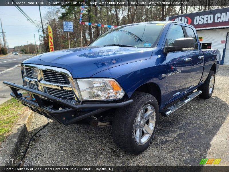 Deep Water Blue Pearl / Dark Slate Gray/Medium Graystone 2011 Dodge Ram 1500 Big Horn Quad Cab 4x4
