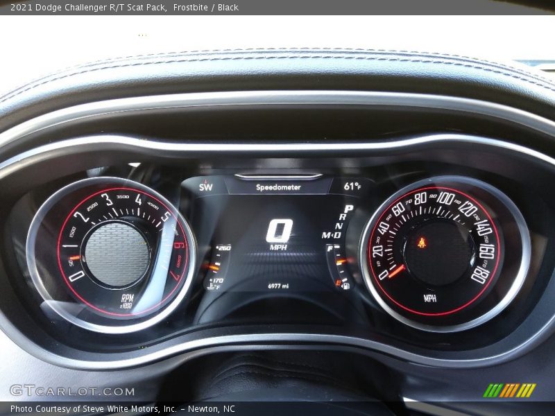 Frostbite / Black 2021 Dodge Challenger R/T Scat Pack
