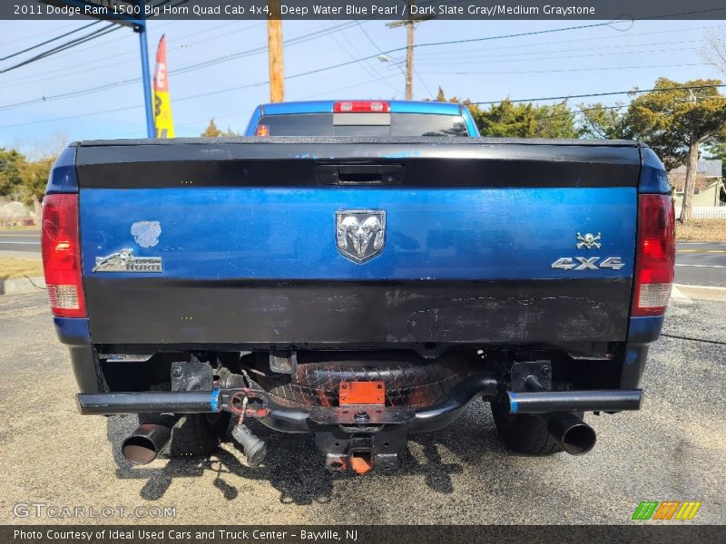 Deep Water Blue Pearl / Dark Slate Gray/Medium Graystone 2011 Dodge Ram 1500 Big Horn Quad Cab 4x4