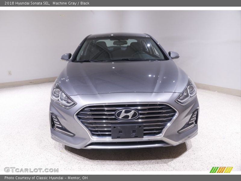 Machine Gray / Black 2018 Hyundai Sonata SEL