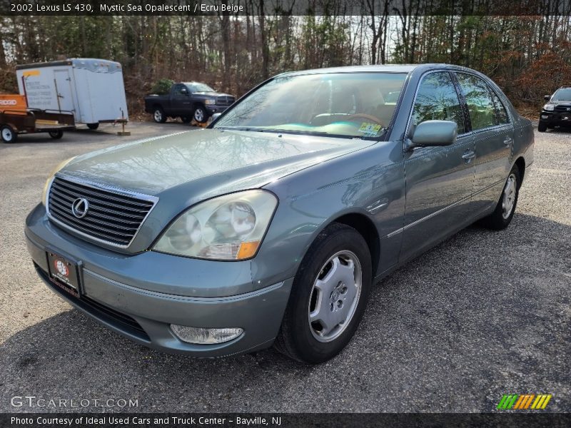 Mystic Sea Opalescent / Ecru Beige 2002 Lexus LS 430