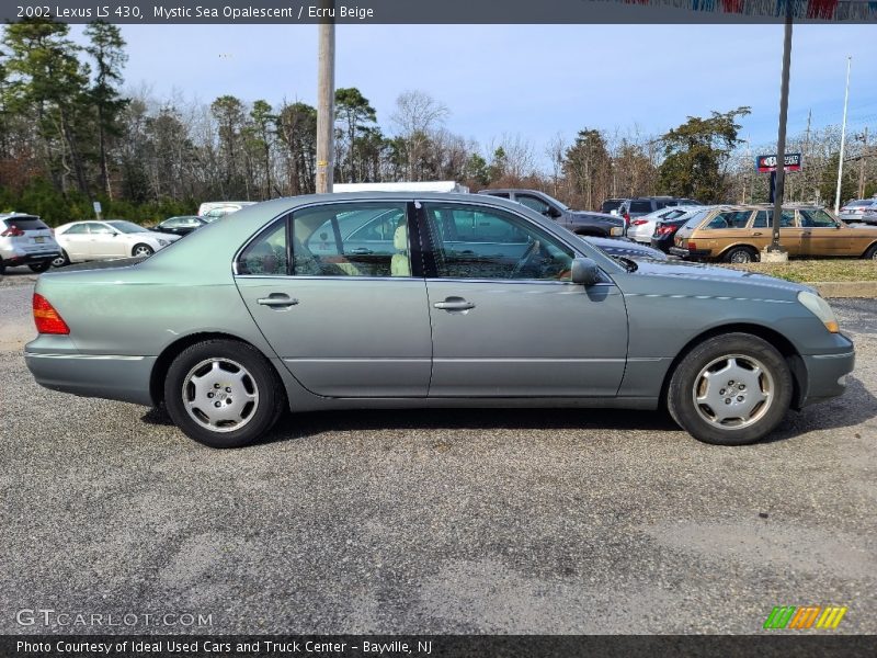 Mystic Sea Opalescent / Ecru Beige 2002 Lexus LS 430