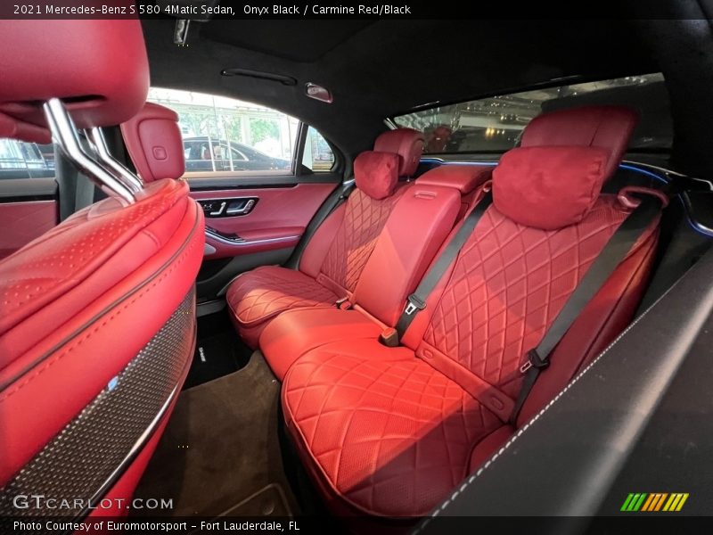 Rear Seat of 2021 S 580 4Matic Sedan