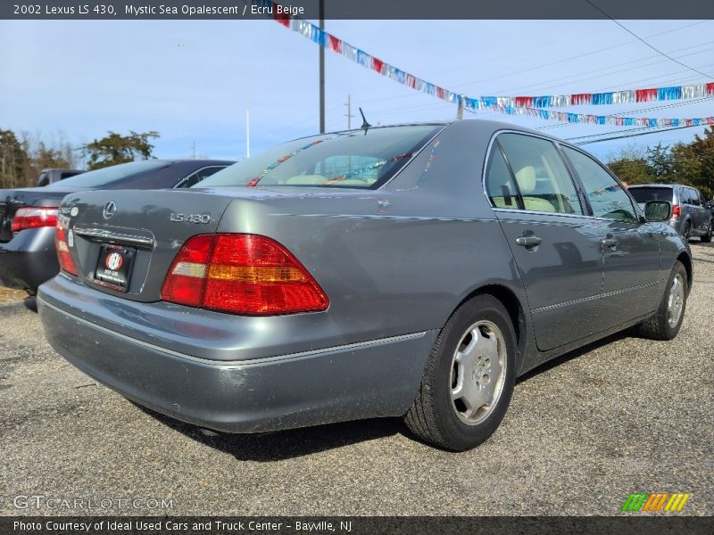 Mystic Sea Opalescent / Ecru Beige 2002 Lexus LS 430