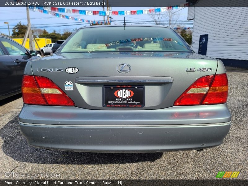 Mystic Sea Opalescent / Ecru Beige 2002 Lexus LS 430