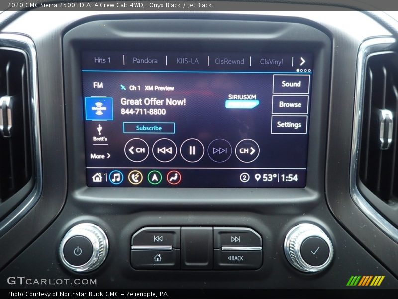 Onyx Black / Jet Black 2020 GMC Sierra 2500HD AT4 Crew Cab 4WD