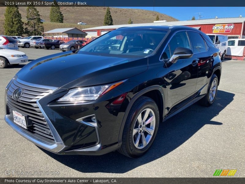 Obsidian / Black 2019 Lexus RX 350 F Sport
