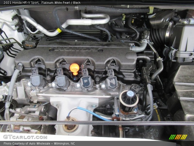 Platinum White Pearl / Black 2021 Honda HR-V Sport