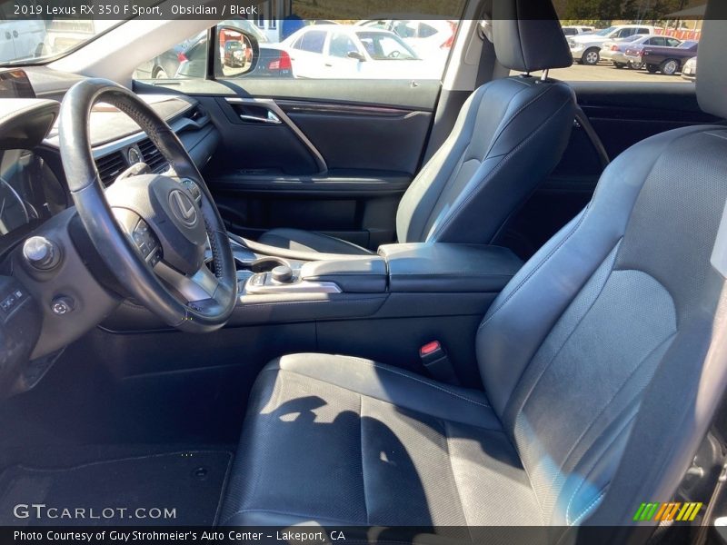 Obsidian / Black 2019 Lexus RX 350 F Sport
