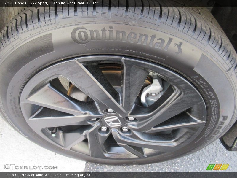 Platinum White Pearl / Black 2021 Honda HR-V Sport