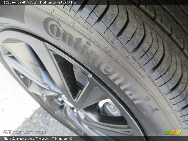 Platinum White Pearl / Black 2021 Honda HR-V Sport