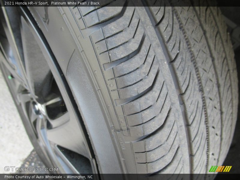 Platinum White Pearl / Black 2021 Honda HR-V Sport
