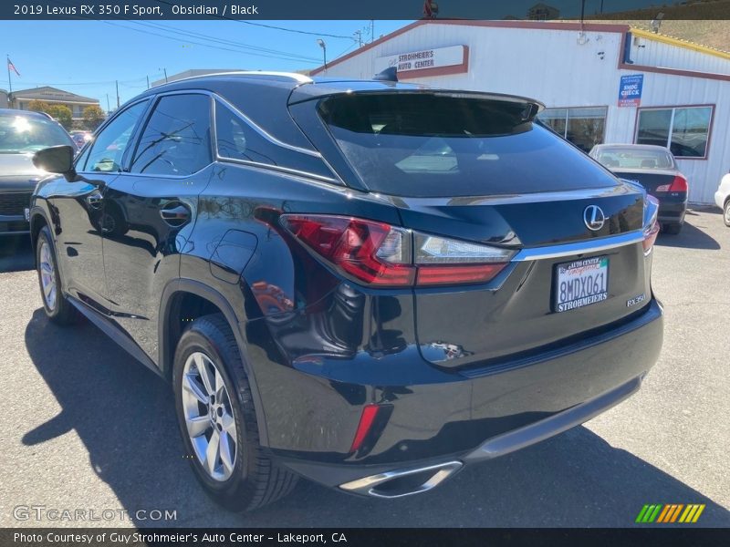 Obsidian / Black 2019 Lexus RX 350 F Sport