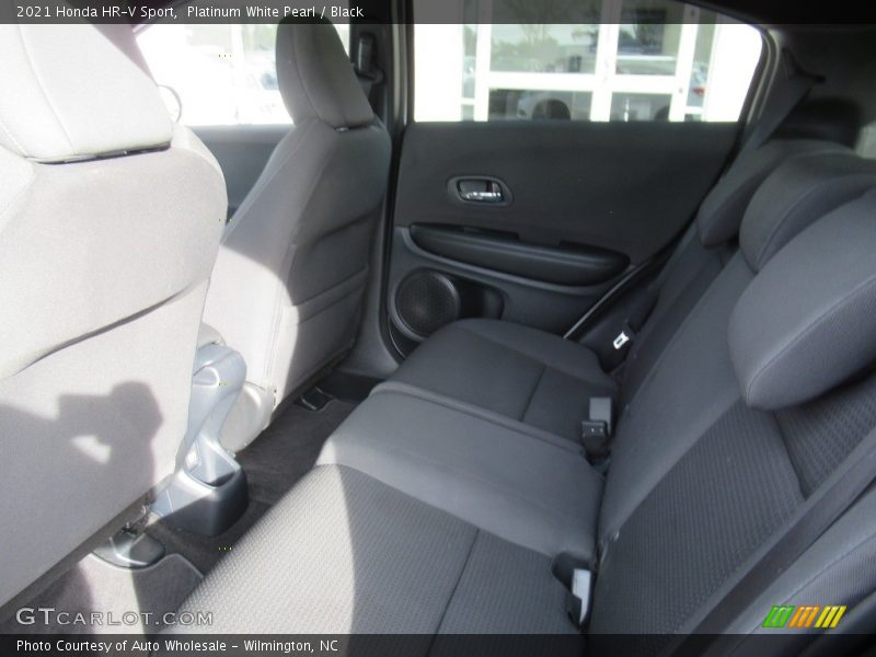 Platinum White Pearl / Black 2021 Honda HR-V Sport