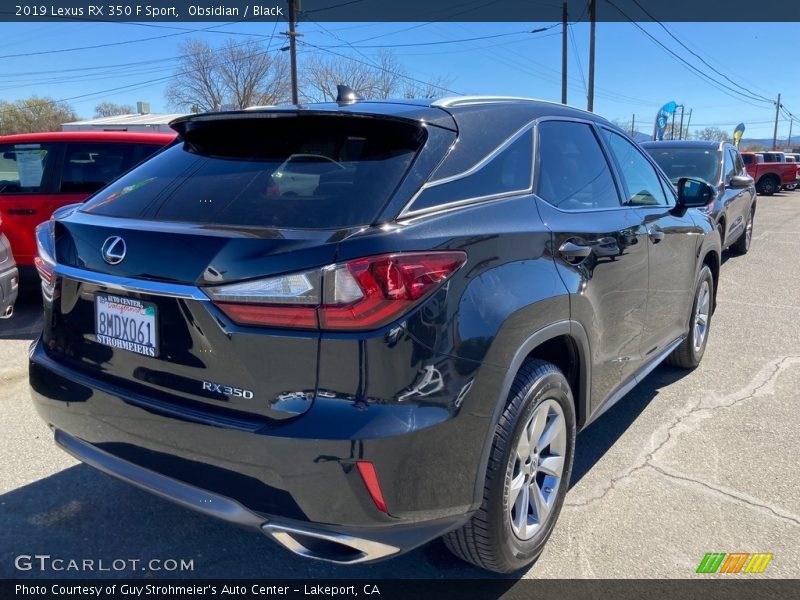 Obsidian / Black 2019 Lexus RX 350 F Sport