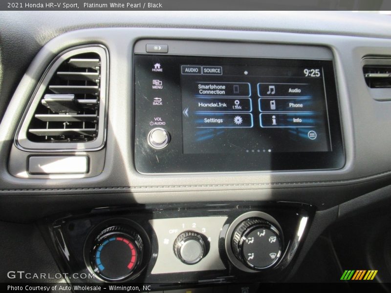 Platinum White Pearl / Black 2021 Honda HR-V Sport
