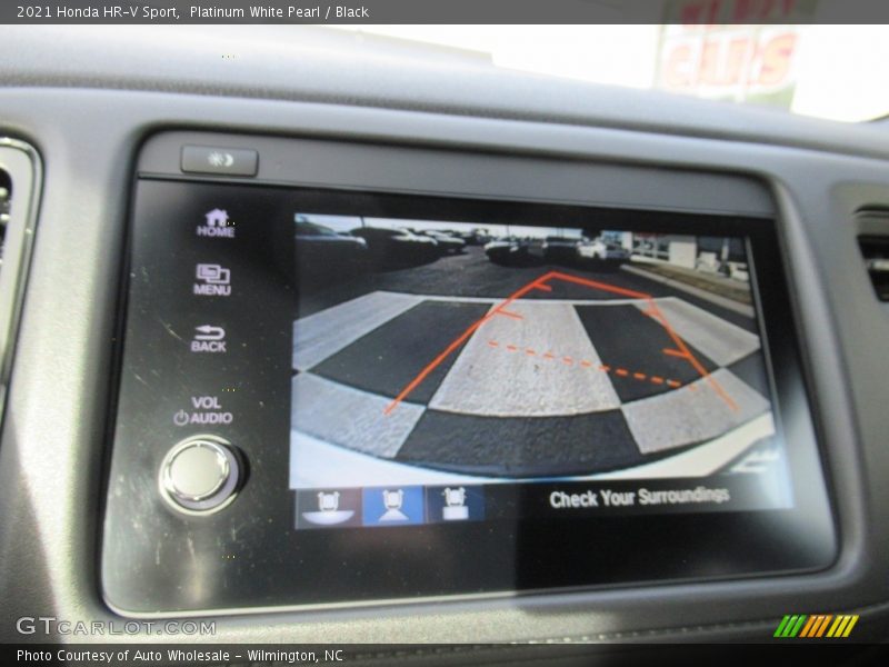 Platinum White Pearl / Black 2021 Honda HR-V Sport