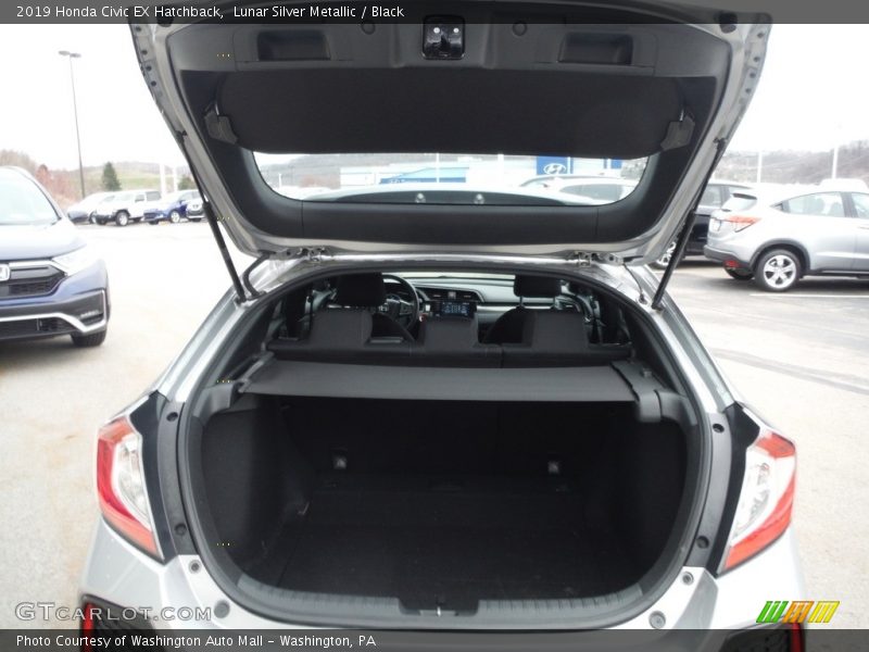 Lunar Silver Metallic / Black 2019 Honda Civic EX Hatchback