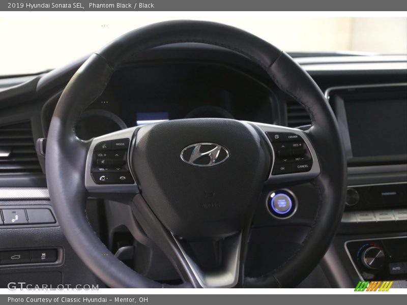 Phantom Black / Black 2019 Hyundai Sonata SEL