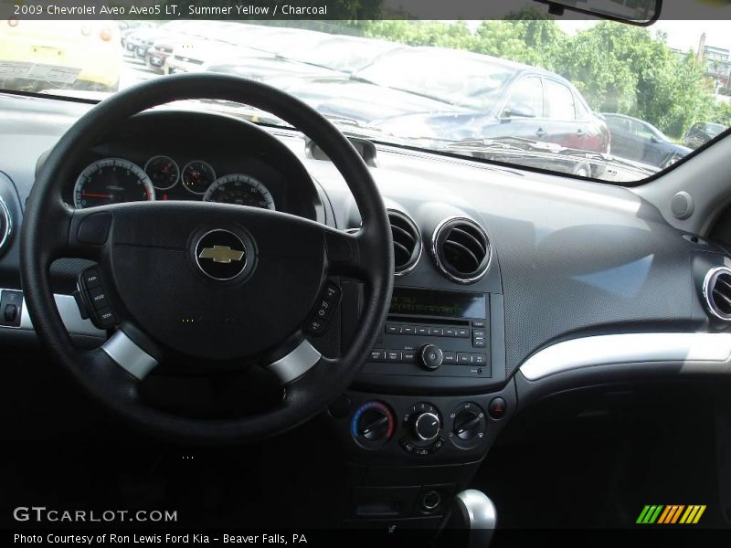 Summer Yellow / Charcoal 2009 Chevrolet Aveo Aveo5 LT
