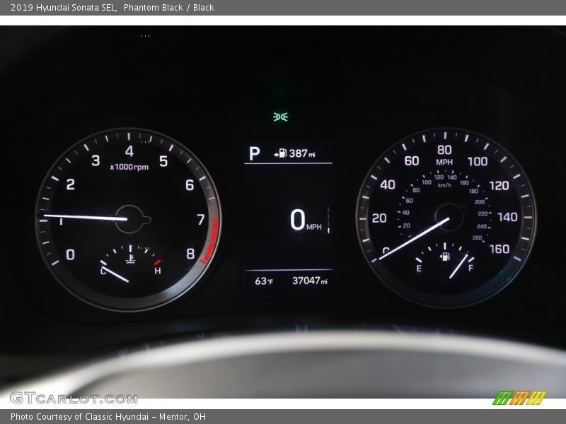 Phantom Black / Black 2019 Hyundai Sonata SEL