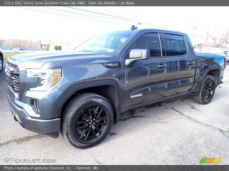 Dark Sky Metallic / Jet Black 2021 GMC Sierra 1500 Elevation Crew Cab 4WD