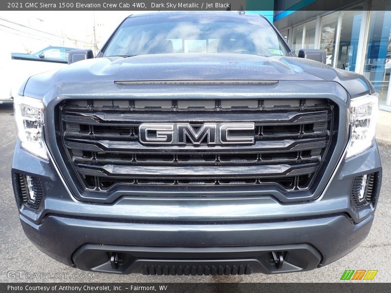 Dark Sky Metallic / Jet Black 2021 GMC Sierra 1500 Elevation Crew Cab 4WD