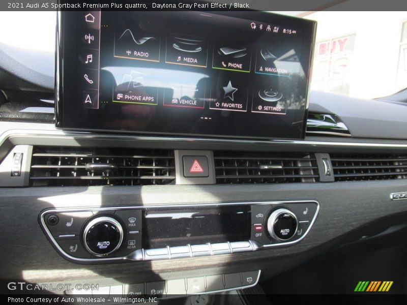 Daytona Gray Pearl Effect / Black 2021 Audi A5 Sportback Premium Plus quattro