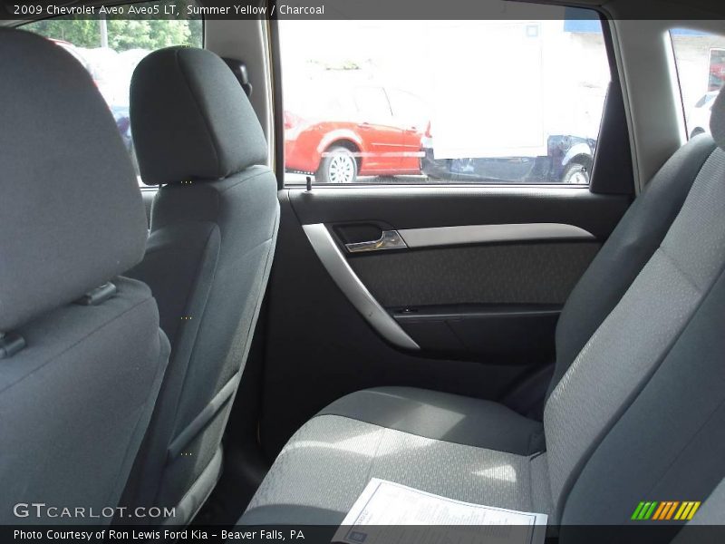 Summer Yellow / Charcoal 2009 Chevrolet Aveo Aveo5 LT