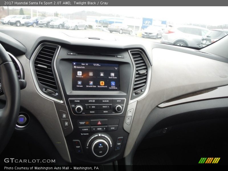Twilight Black / Gray 2017 Hyundai Santa Fe Sport 2.0T AWD