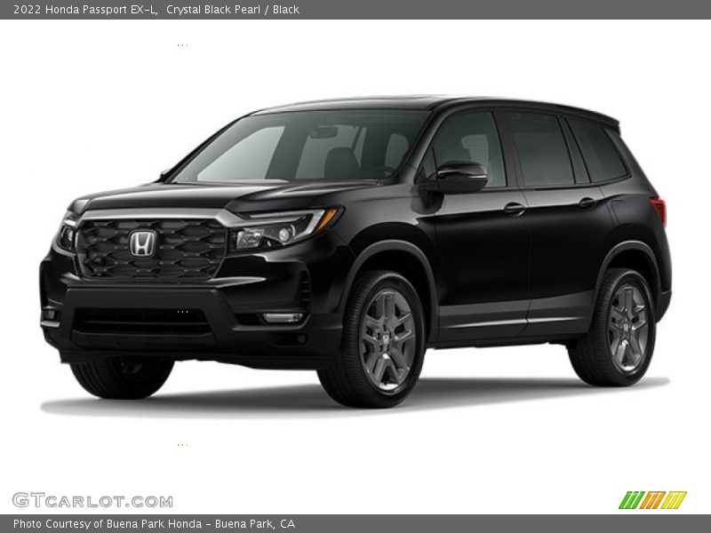 Crystal Black Pearl / Black 2022 Honda Passport EX-L