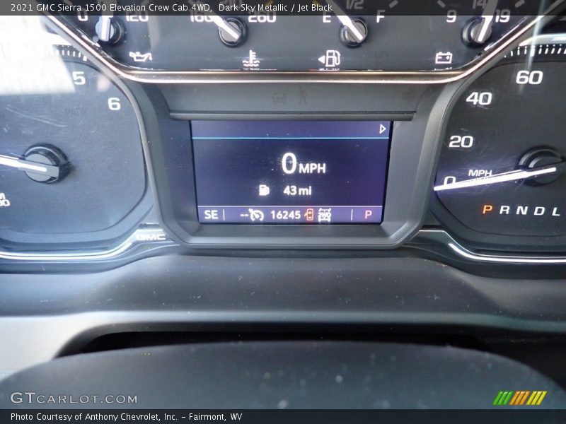Dark Sky Metallic / Jet Black 2021 GMC Sierra 1500 Elevation Crew Cab 4WD