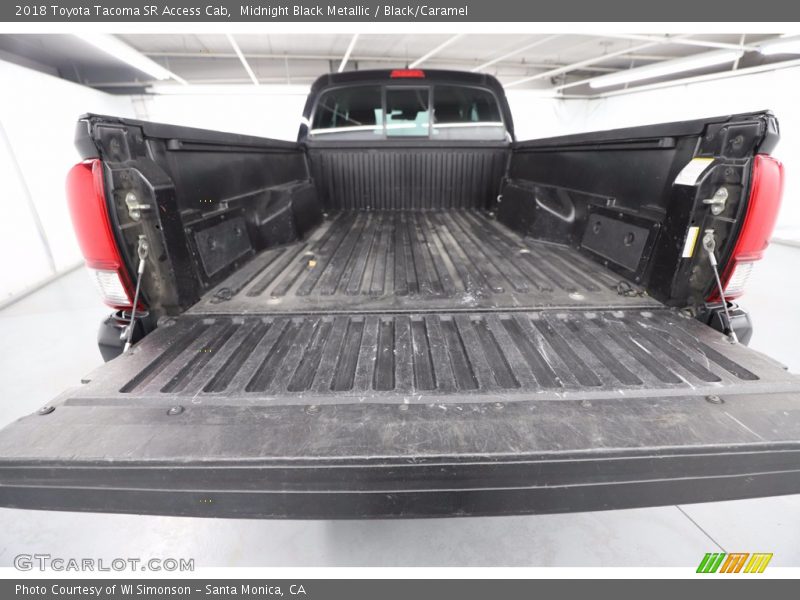 Midnight Black Metallic / Black/Caramel 2018 Toyota Tacoma SR Access Cab