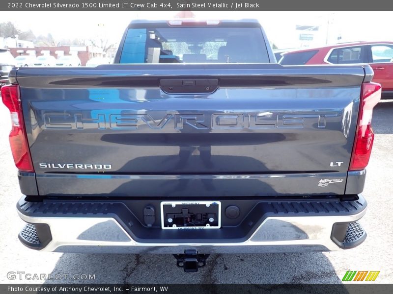 Satin Steel Metallic / Jet Black 2022 Chevrolet Silverado 1500 Limited LT Crew Cab 4x4