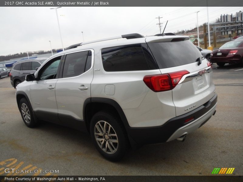 Quicksilver Metallic / Jet Black 2017 GMC Acadia SLE AWD