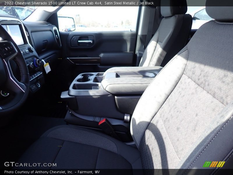 Satin Steel Metallic / Jet Black 2022 Chevrolet Silverado 1500 Limited LT Crew Cab 4x4