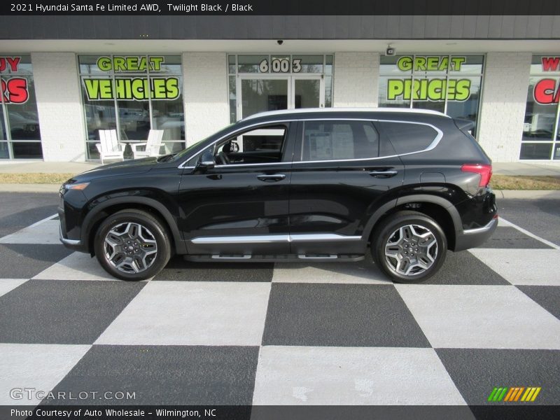 Twilight Black / Black 2021 Hyundai Santa Fe Limited AWD