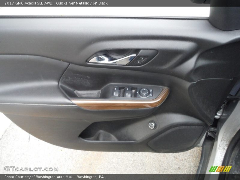 Quicksilver Metallic / Jet Black 2017 GMC Acadia SLE AWD