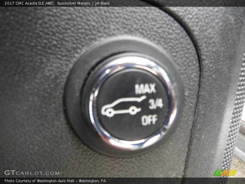 Quicksilver Metallic / Jet Black 2017 GMC Acadia SLE AWD