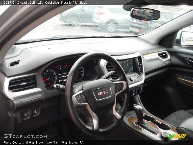 Quicksilver Metallic / Jet Black 2017 GMC Acadia SLE AWD